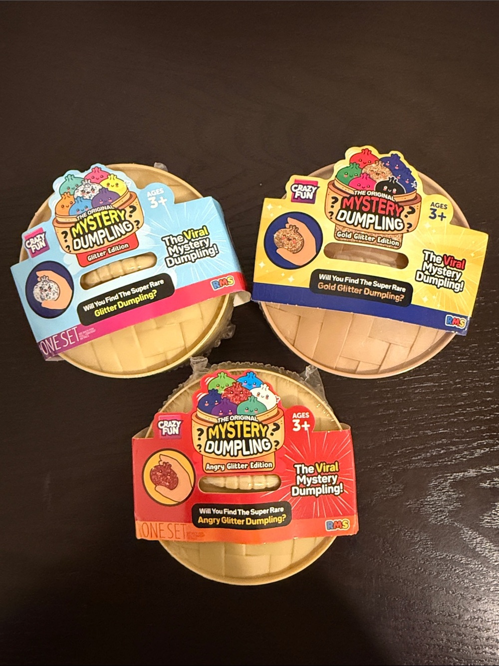 3x RMS The Original Mystery Dumpling Assorted Glitter Edition's